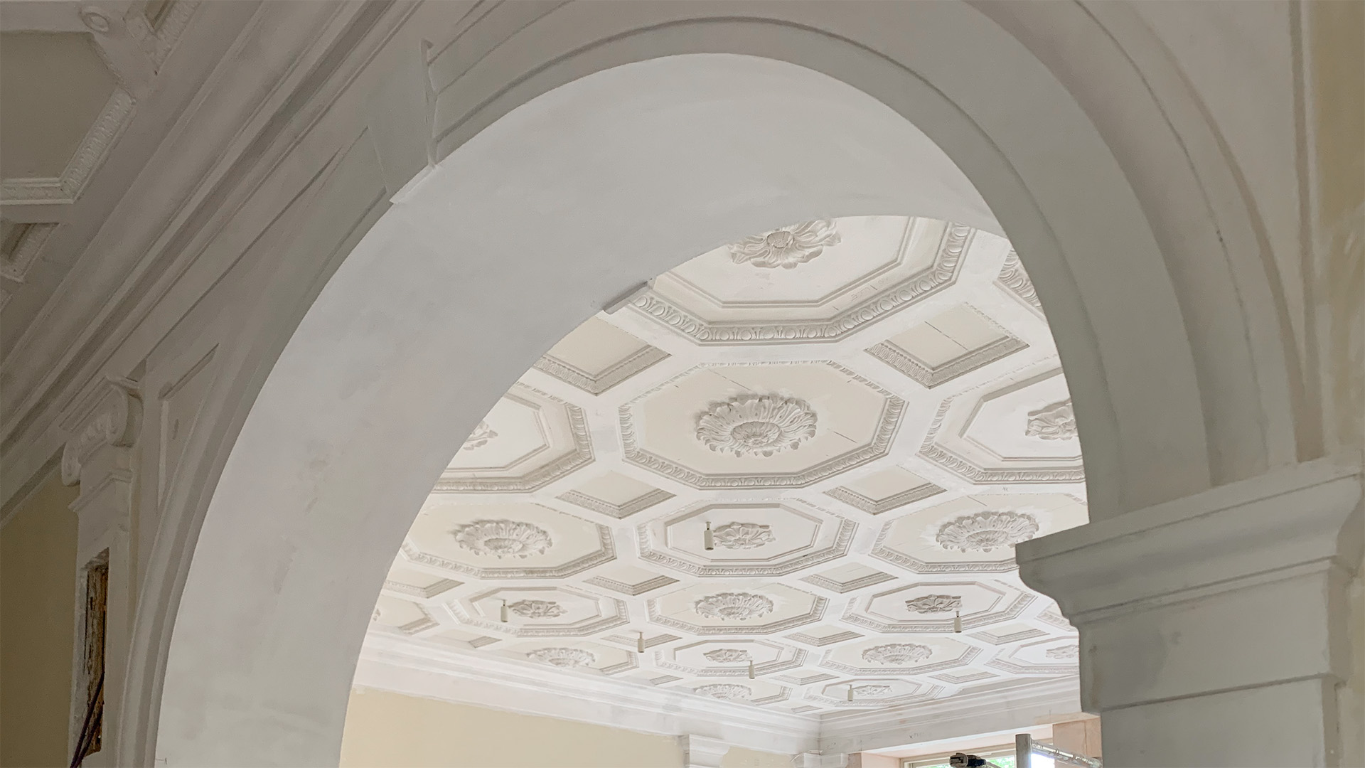 Soffittatura a cassettoni.