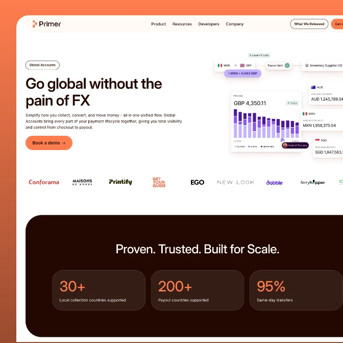 Primer website designed by StanVision