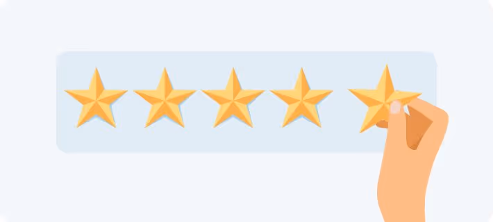 customer feedback star