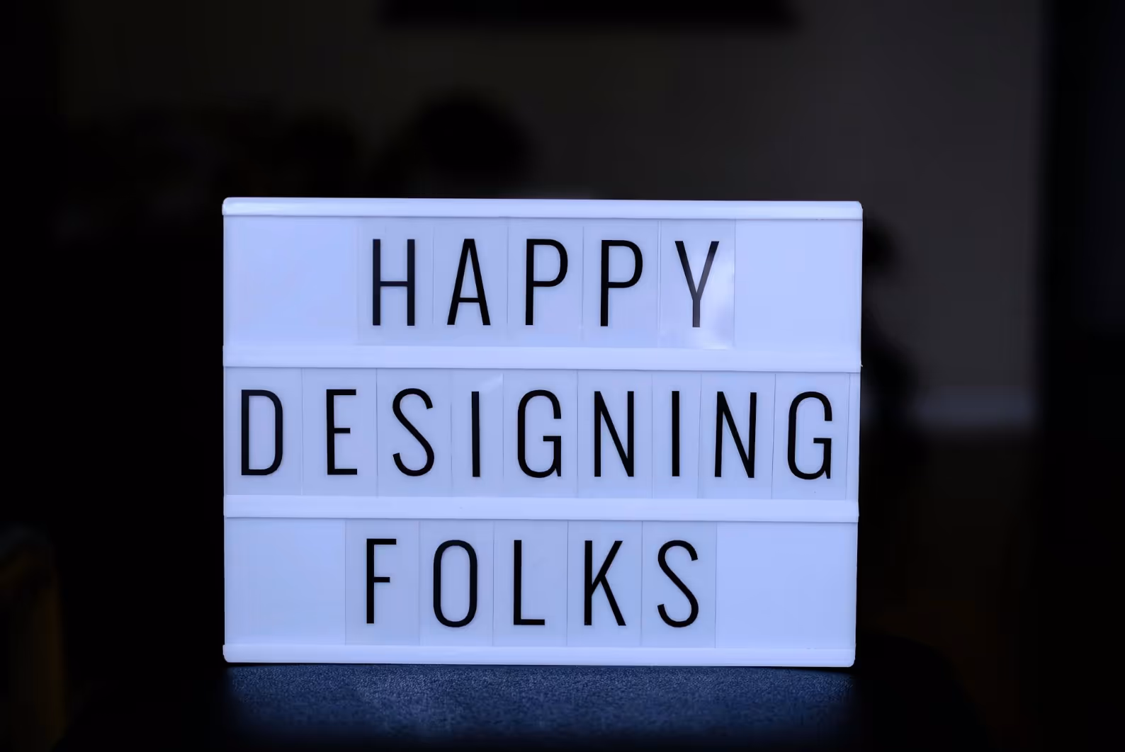 Image saying Happy Designing folks