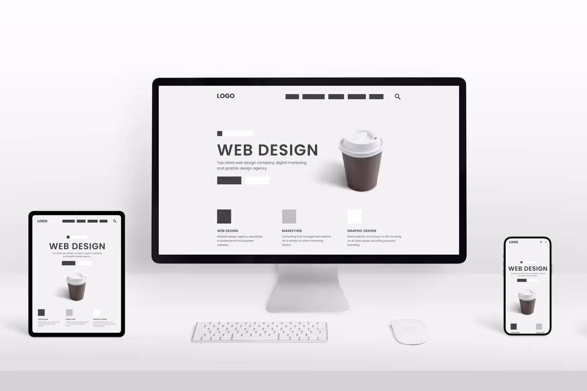 Minimalist web design works on the principle Less is more