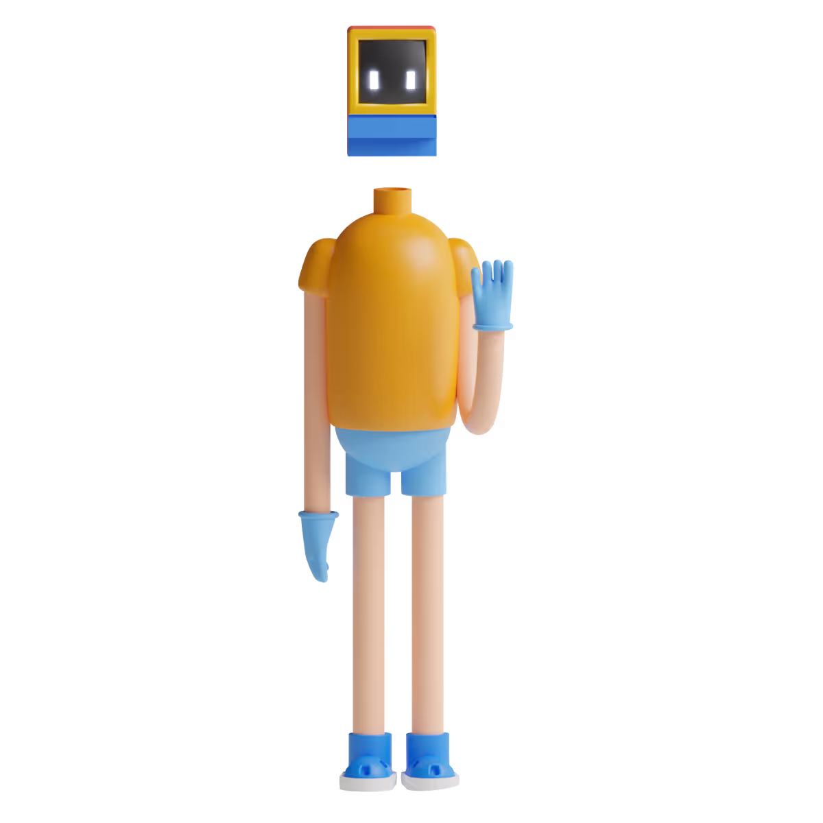 illustration of understanding user better with robot with a square head