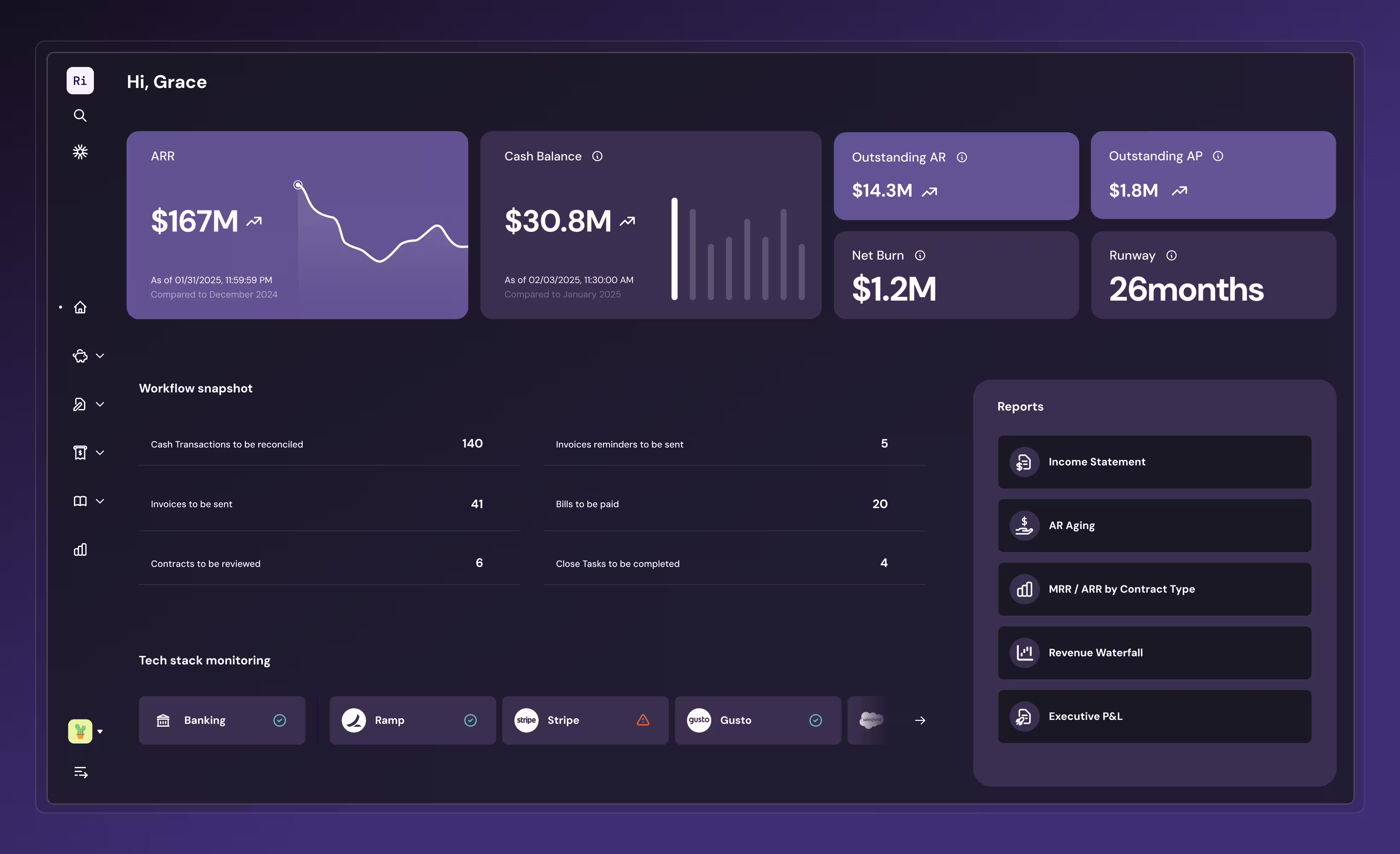 Rillet's AI-first ERP product design
