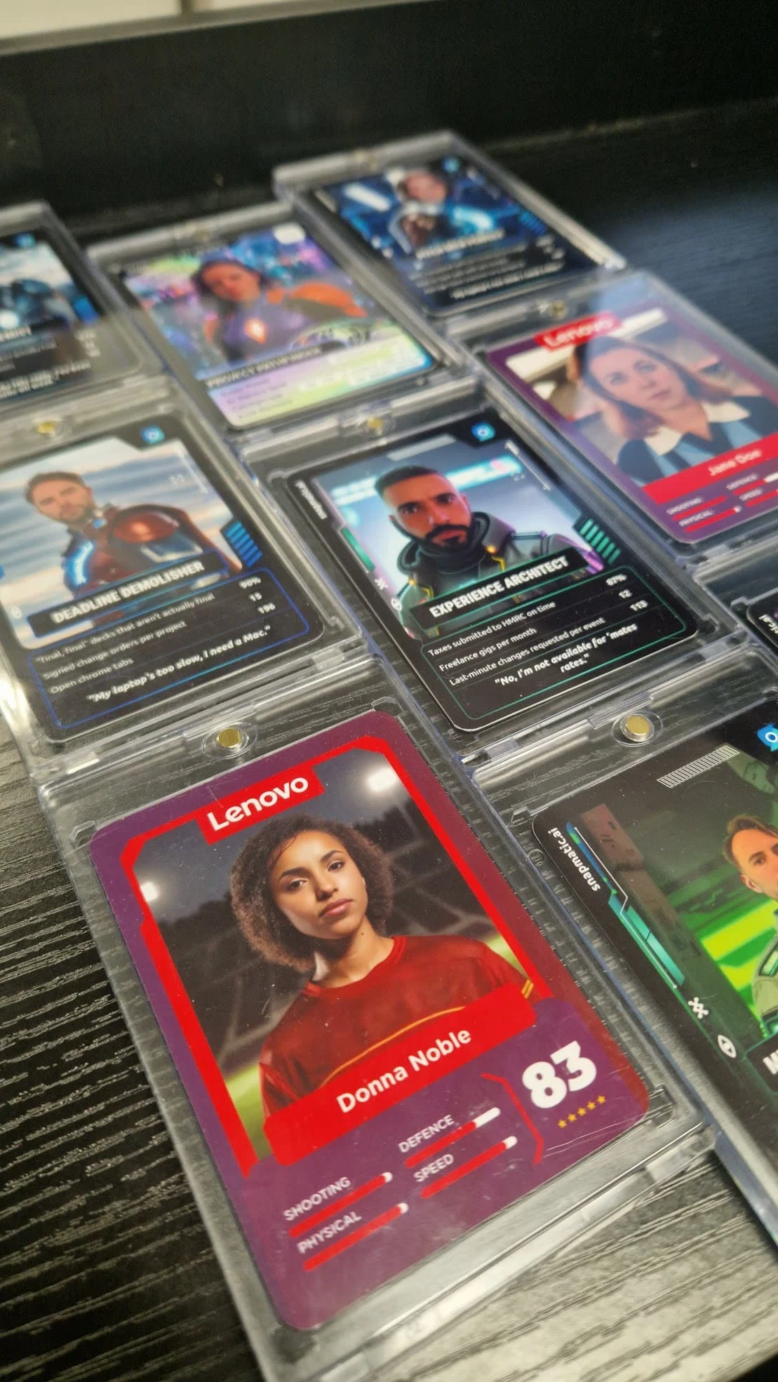 AI Trading Card Sample Image From Event