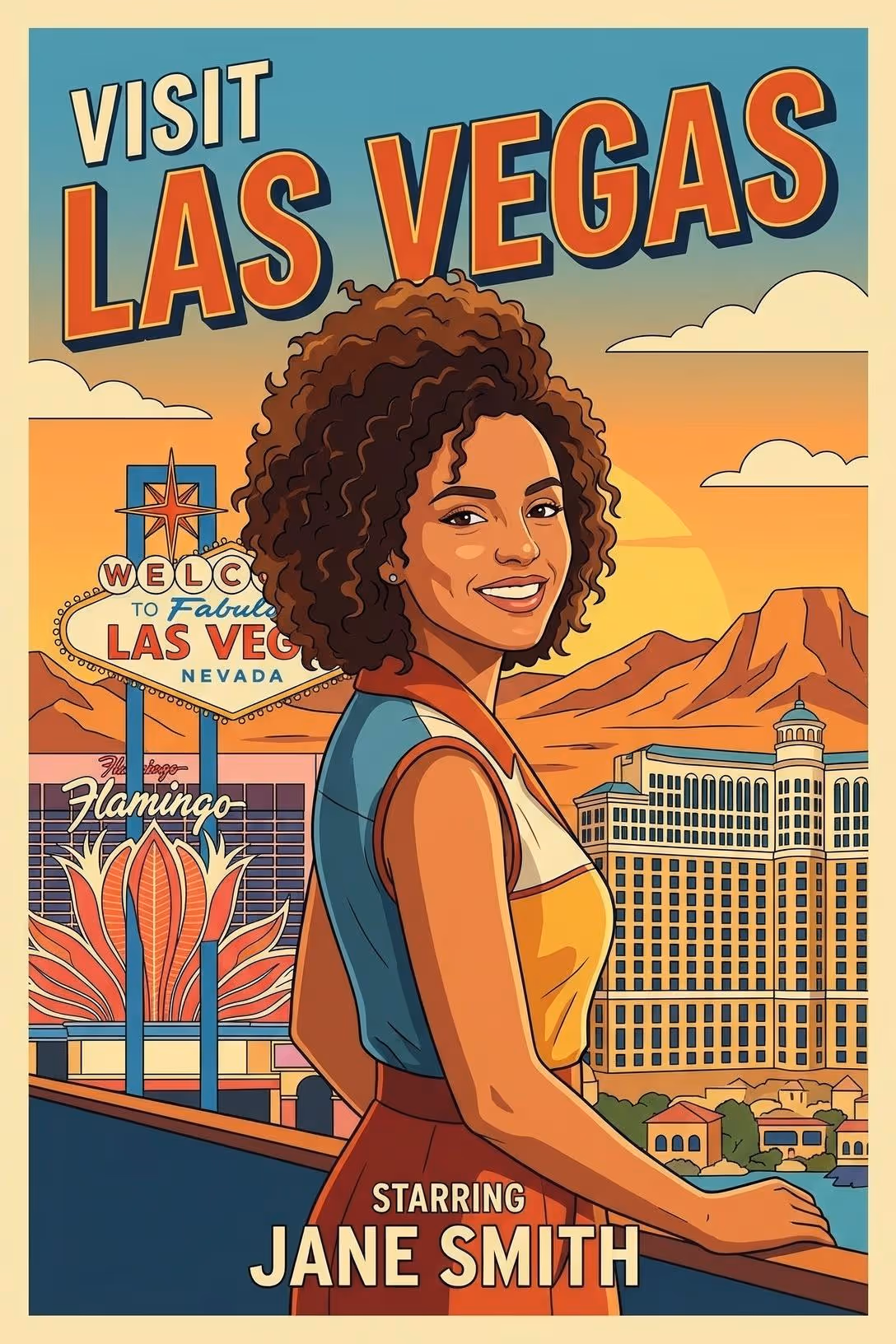Visit Las Vegas AI photo booth