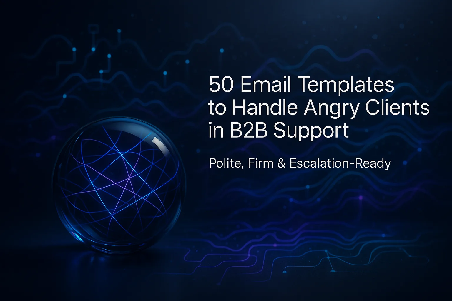 50 Email Templates to Handle Angry Clients in B2B Support — Polite, Firm & Escalation-Ready