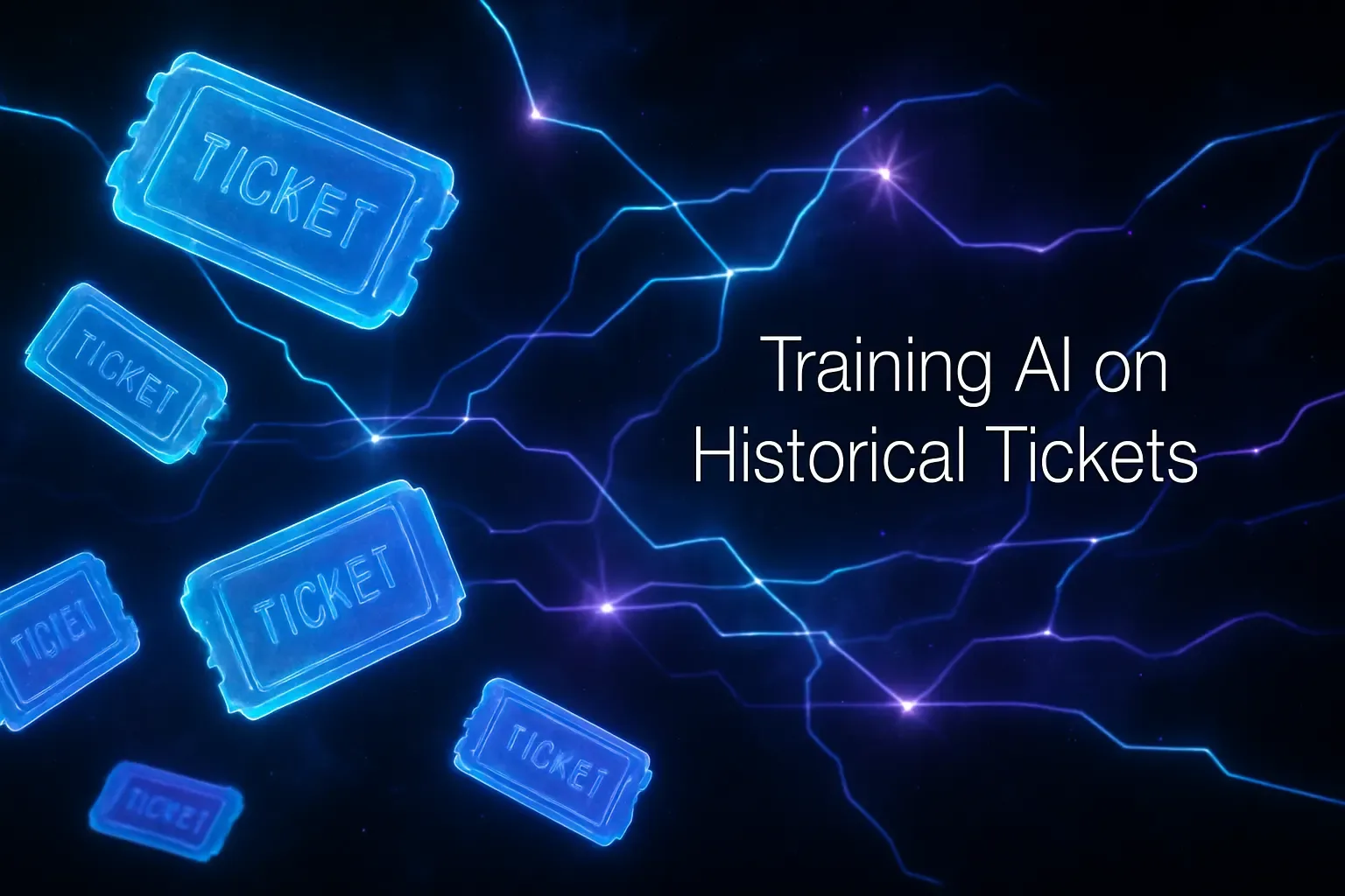 Training AI on Historical Tickets with Inconsistent Tone and Quality