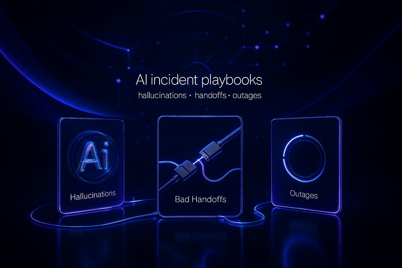 AI Incident Response for Support Teams: Playbooks for Hallucinations, Bad Handoffs, and Outages