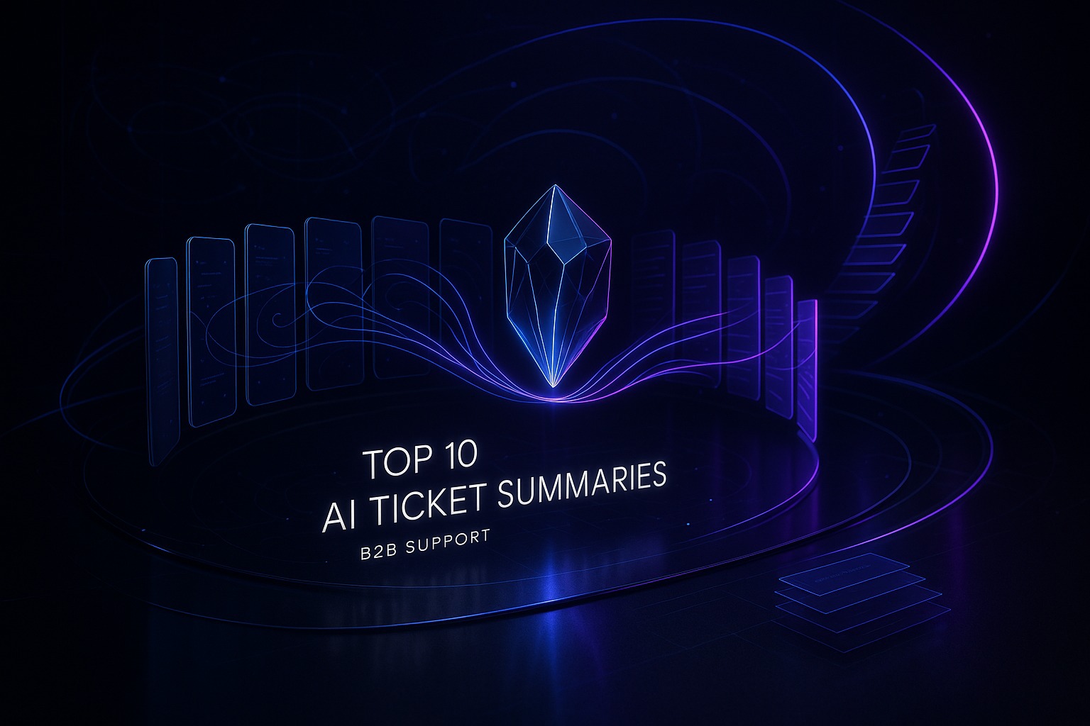 Top 10 AI Ticket Summarization Tools For B2B Support Teams