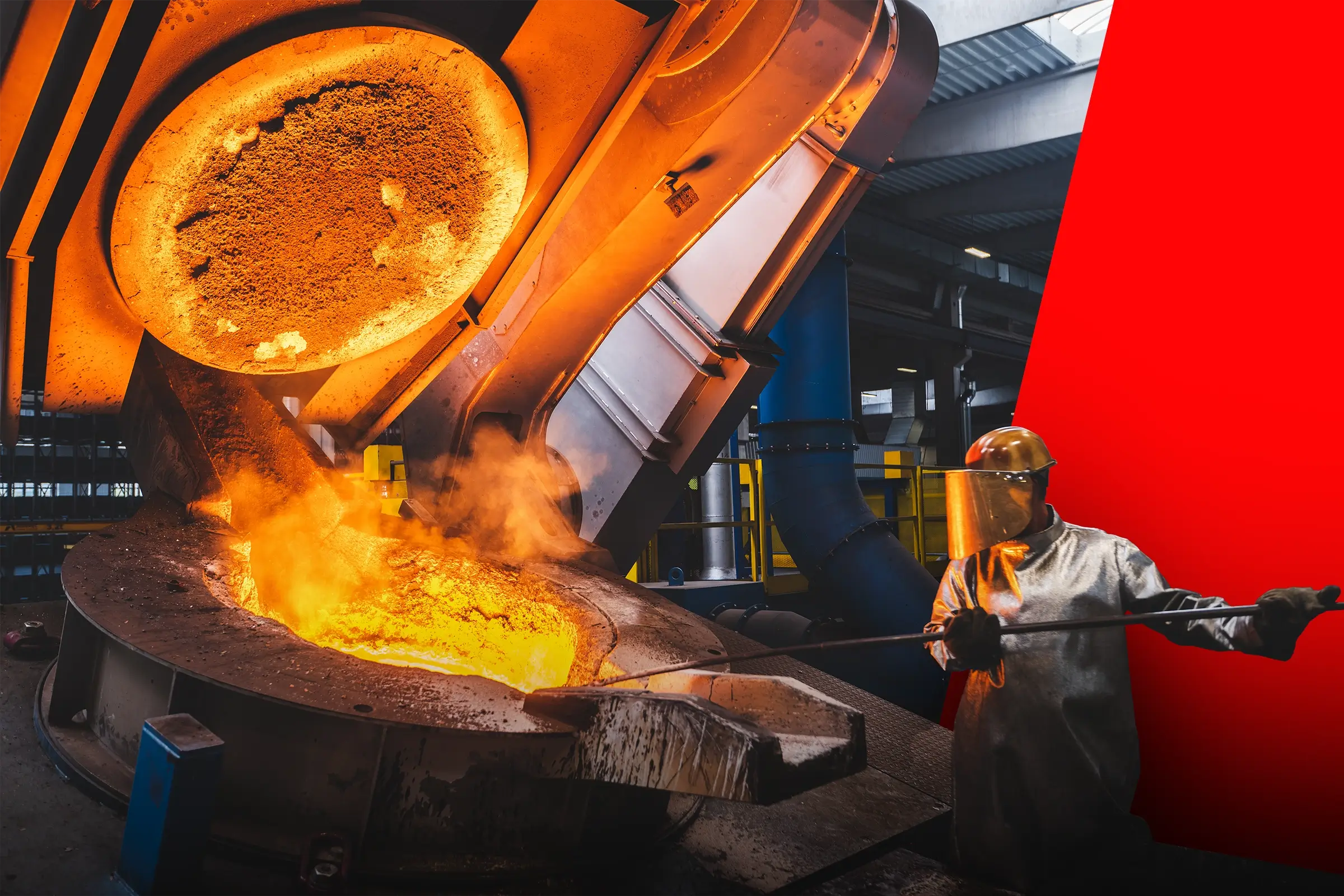 Arbeiter gekleidet in Schutzanzug