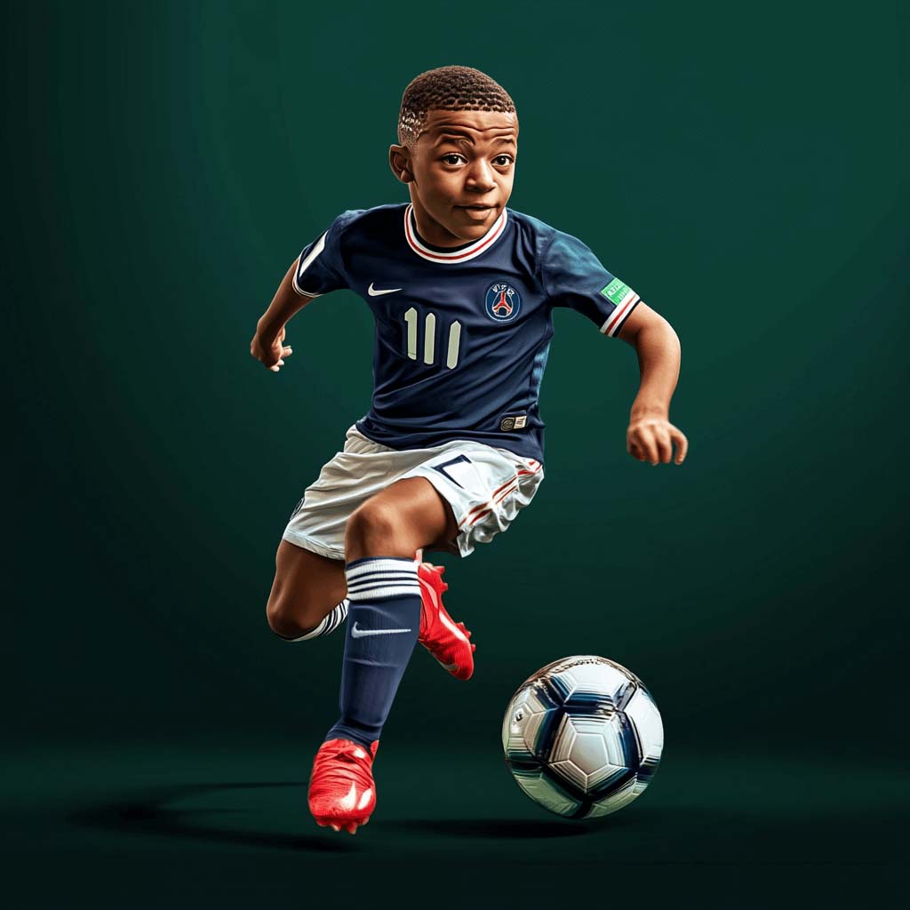 A pair of vibrant orange adidas F50 soccer cleats are resting on the white line of a green soccer field during the day. The cleats have purple stripes and a purple "F50" logo on the side. In the background, a goalpost and parts of the stadium are visible under a clear, sunny sky.