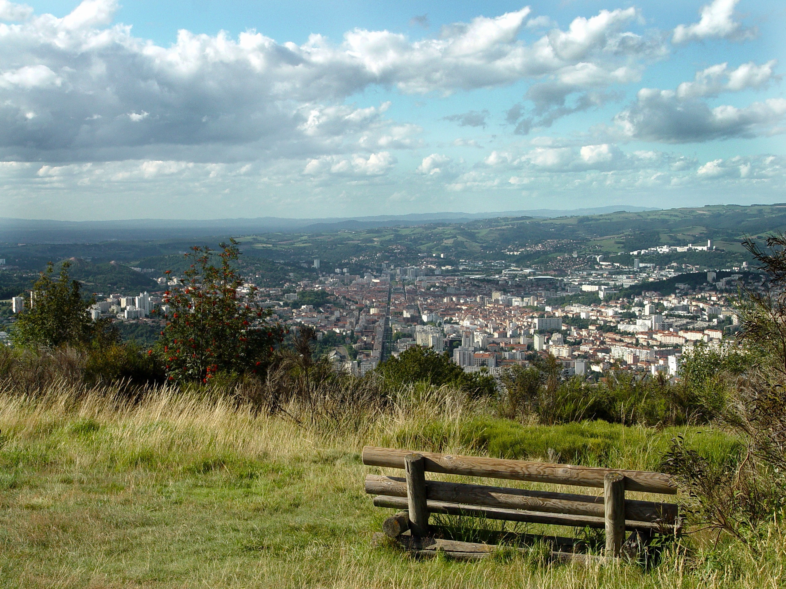 Le quartier de Guizay à Saint-Étienne, un point de passage du parcours.