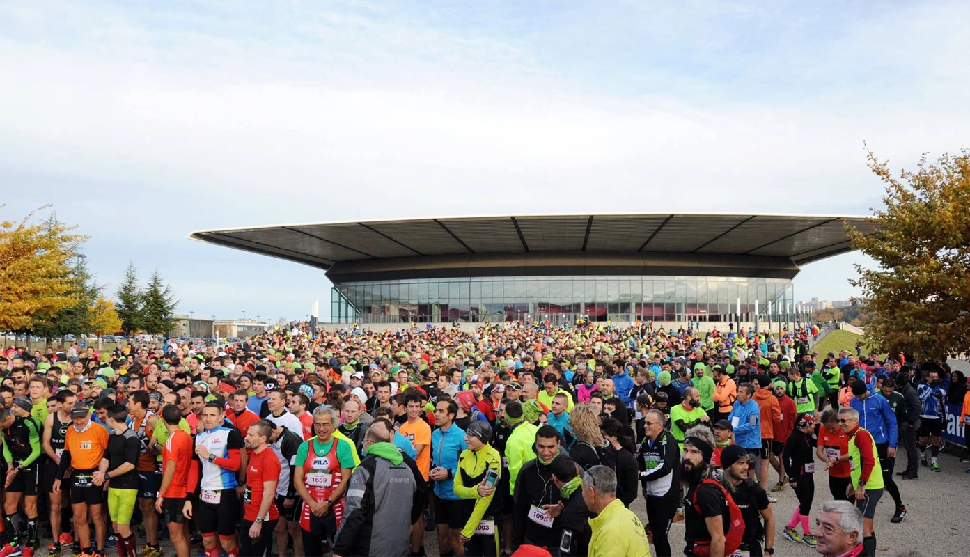Le Zénith de Saint-Étienne, un point de passage du parcours de la Sainté Trail Urbain.