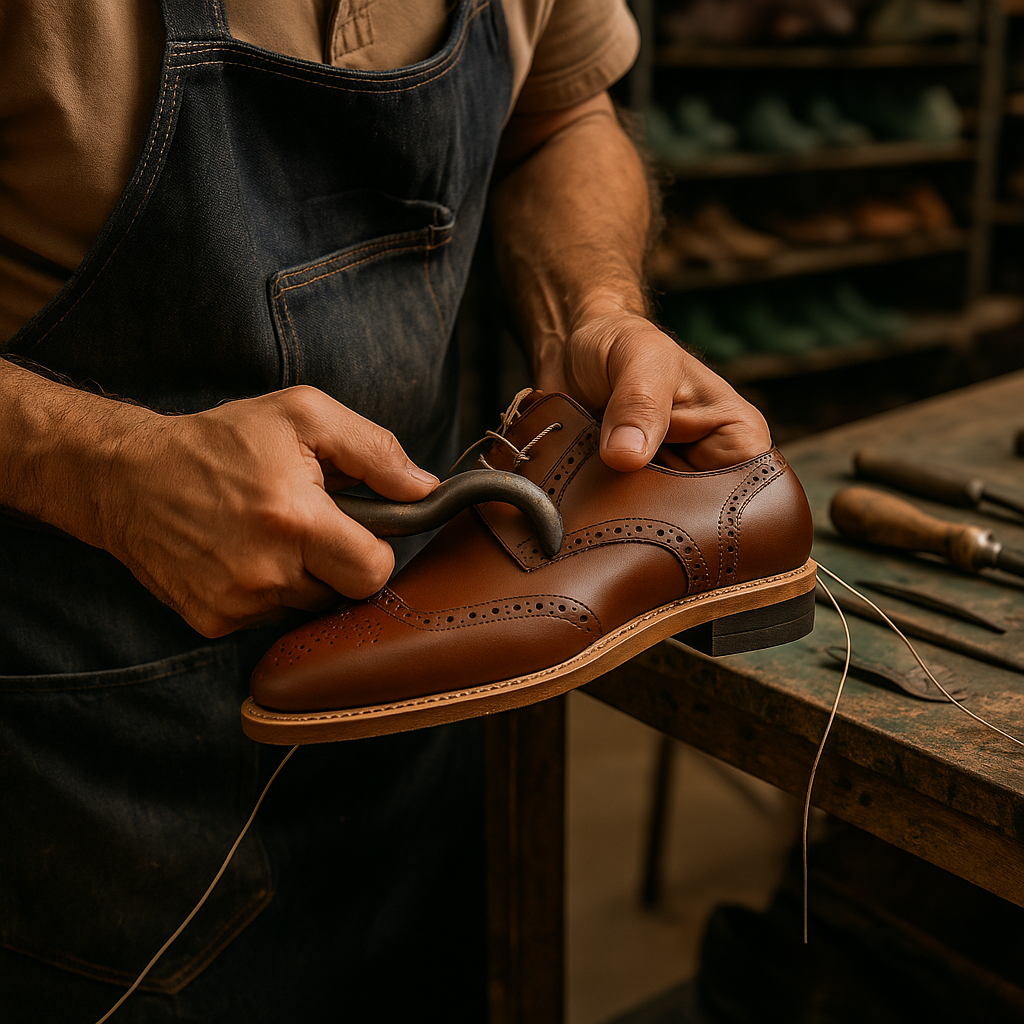 Alicante Artisan for Handmade Craft of making Dress Shoes by Alistair Grey