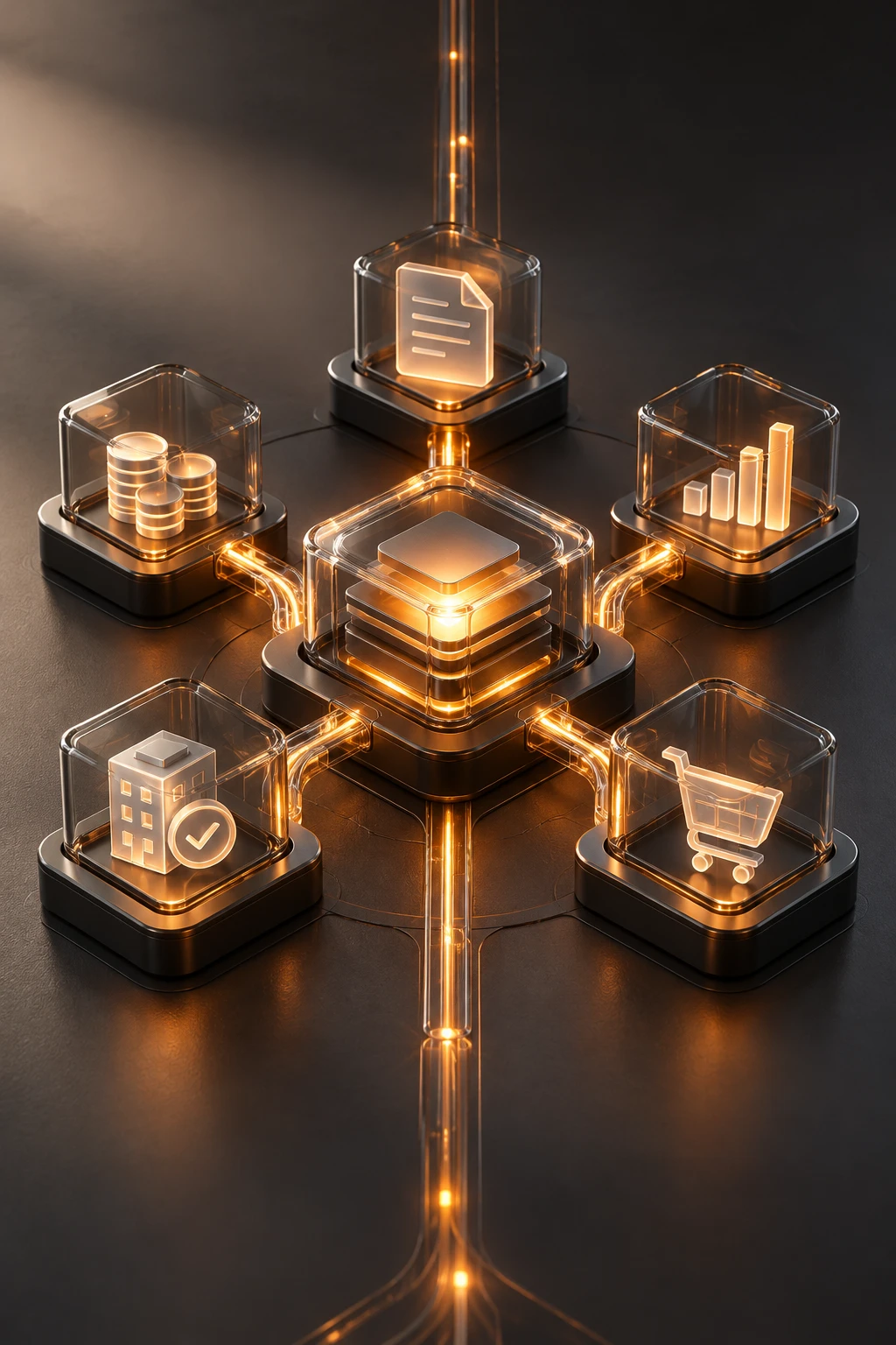 Retcon Solutions proprietary ERP modules: invoices, payments, reporting, company verification and commerce