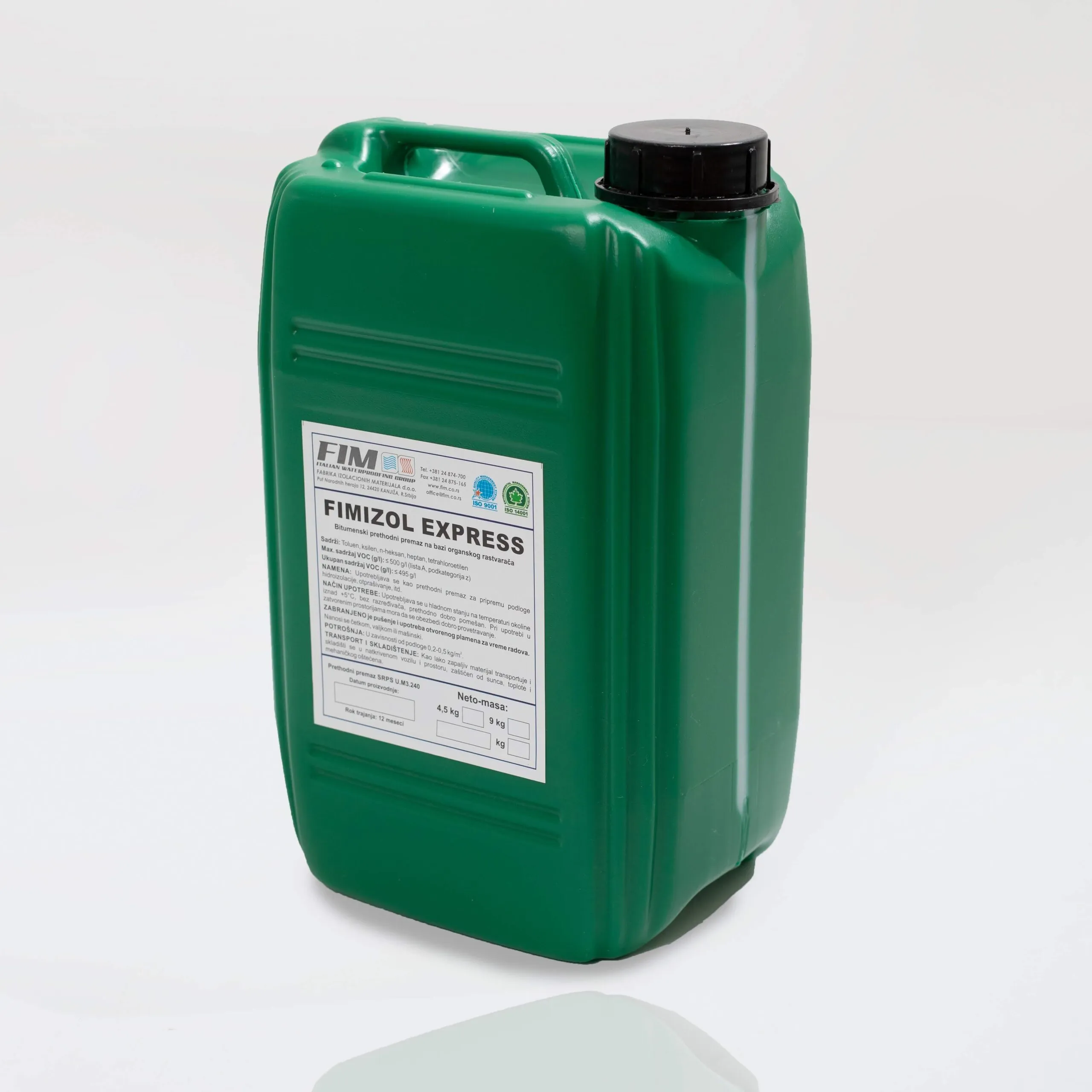 a green plastic container with a black cap