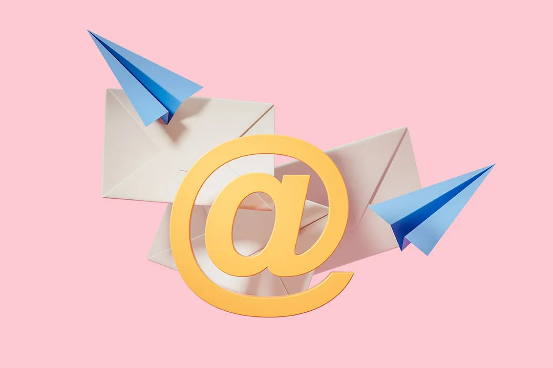 3d render of email