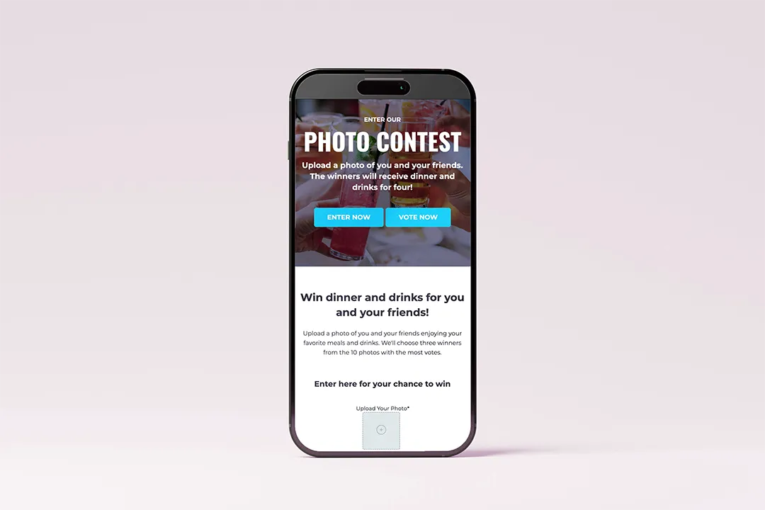 Render of a phone with ShortStack template