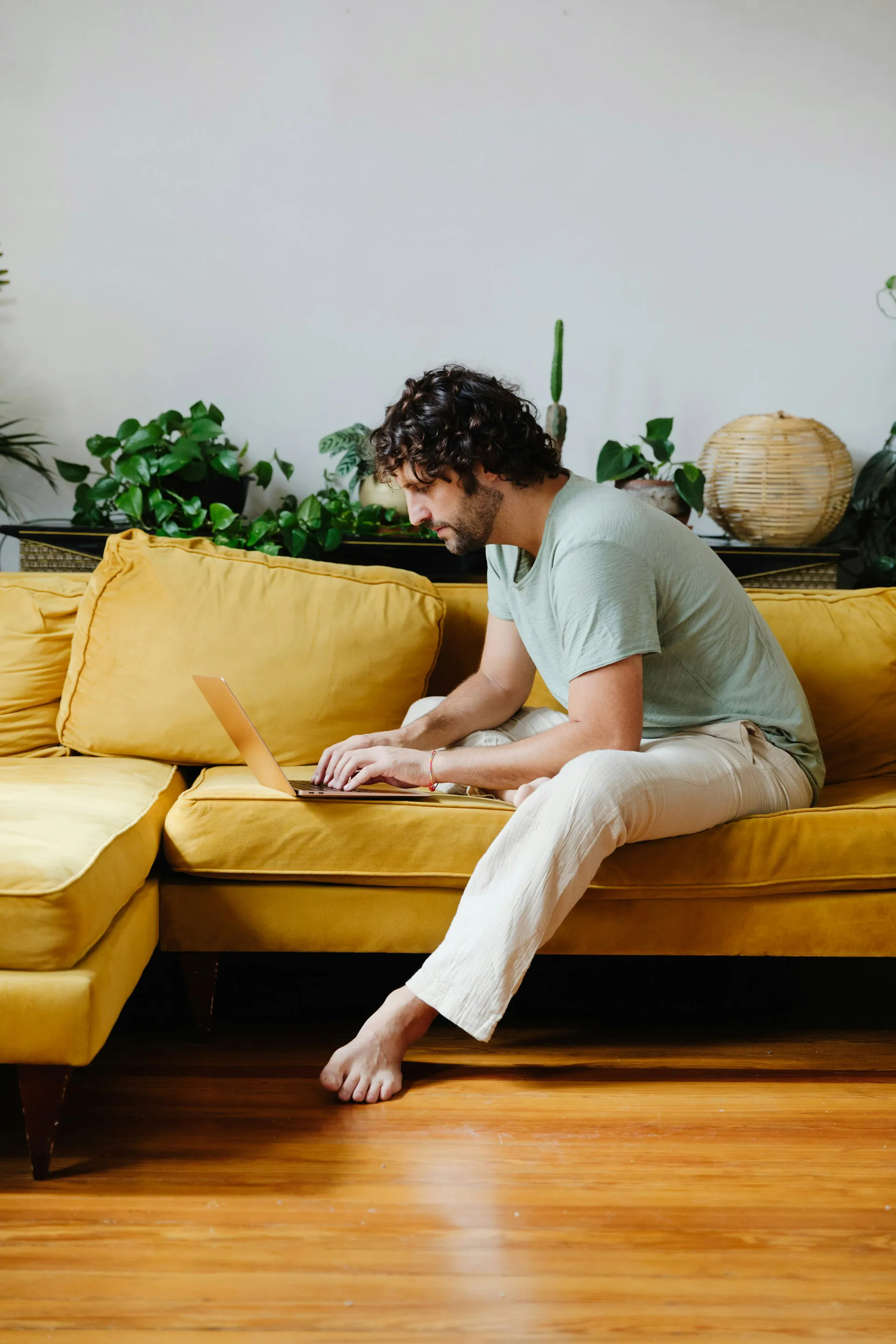 Man on laptop