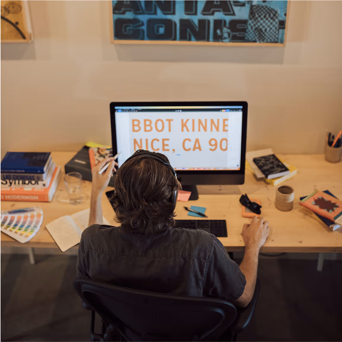 Guy is doing branding