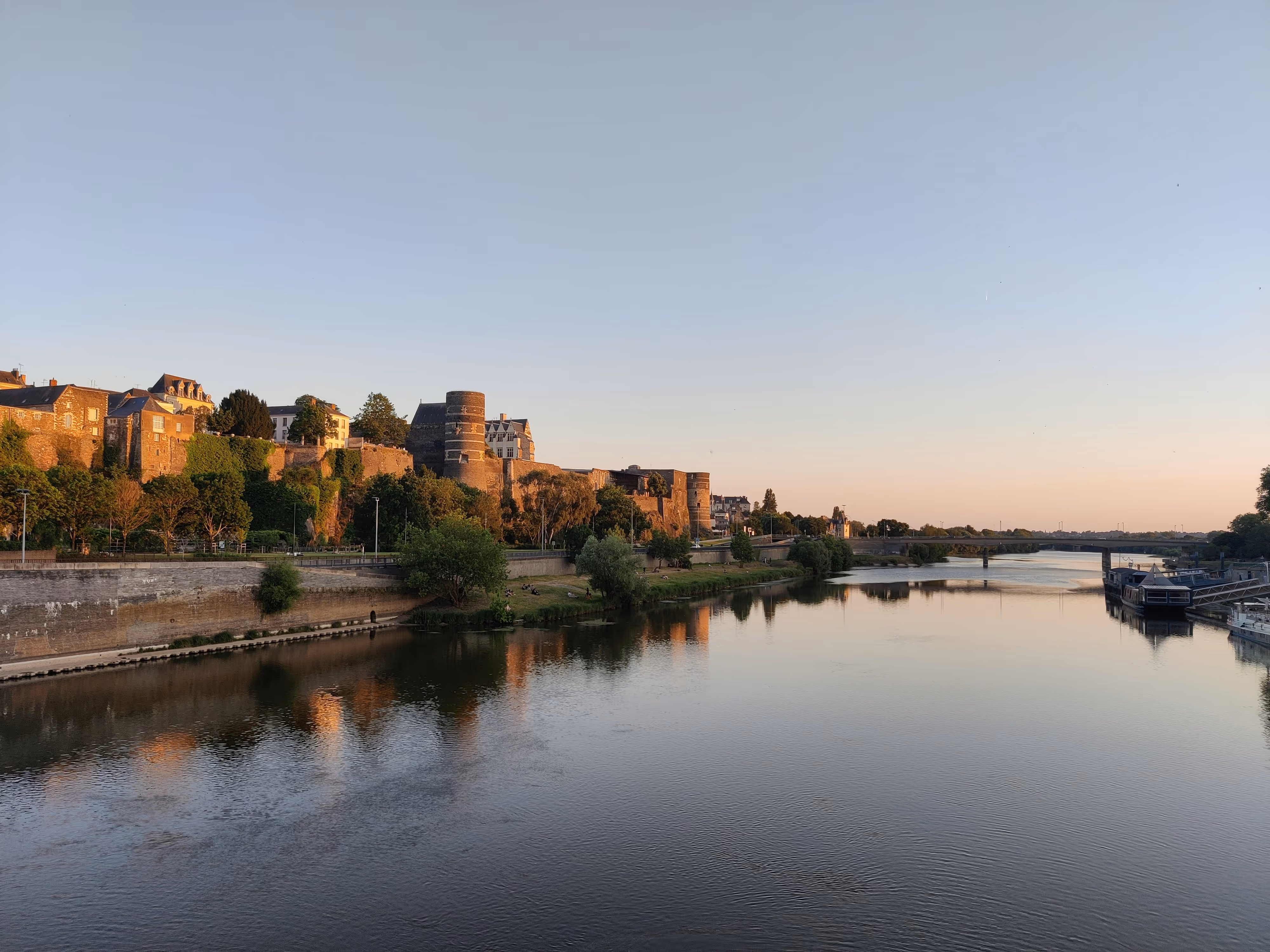 Château Angers bords de Maine Maine-et-Loire