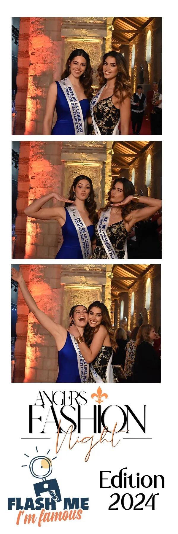 Photobooth Angers Fashion Night 2024 Miss Pays de la Loire