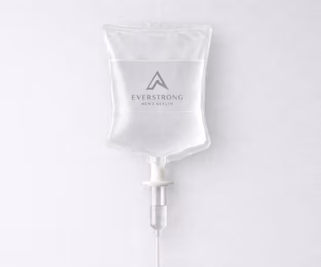 IV therapy infusion for recovery, energy, and cellular health at men's clinic in San Dimas
