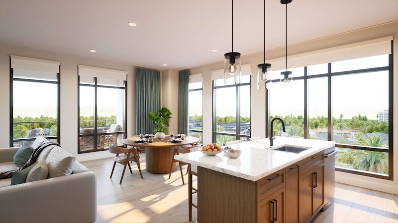 Tower - Kitchen and Dining Room