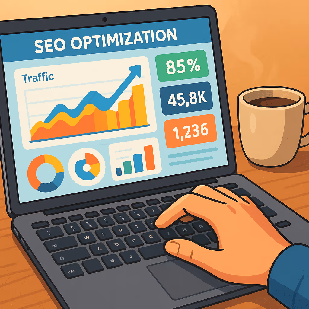 Augmentation d'un trafic grâce au SEO