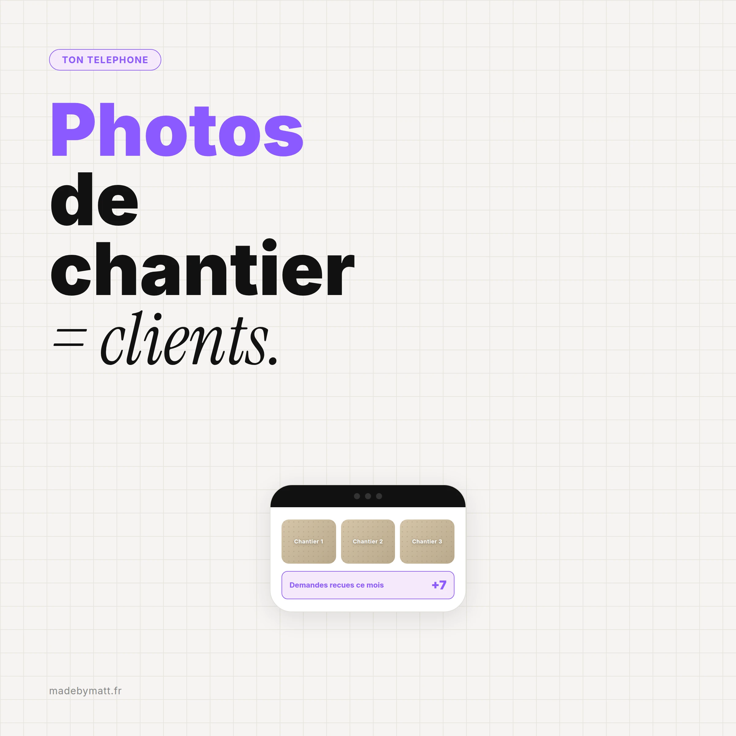 Tes photos de chantiers valent de l'or (et tu les laisses dormir dans ton téléphone) — illustration