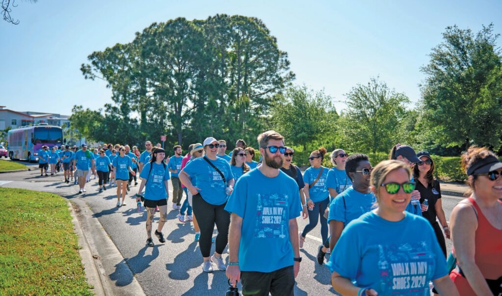 The walk raises awareness for childhood sexual abuse. LAUREN’S KIDS/COURTESY PHOTOS