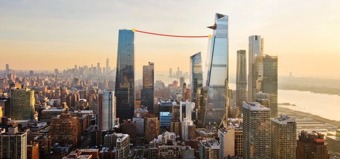 SKYLINE highline record attempt in New York City