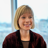 Headshot of Collinson's Social Impact Lead, Flora Hewitt-Brake