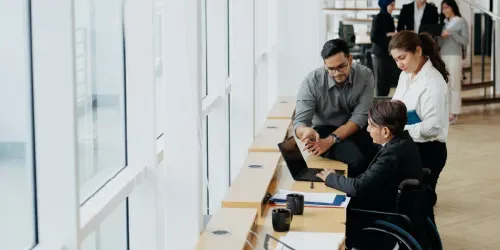 CSR professionals working together