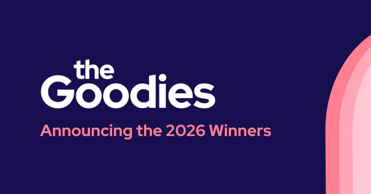 Cover images with the Benevity's the Goodies awards. Announcing the 2026 winners.