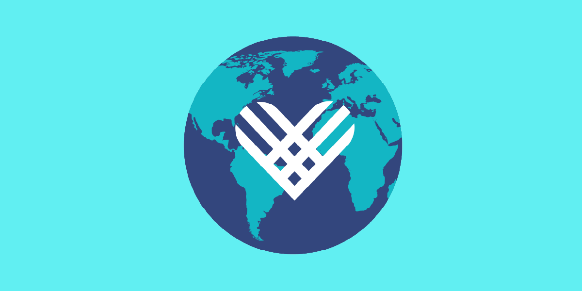 Giving Tuesday logo/heart and globe