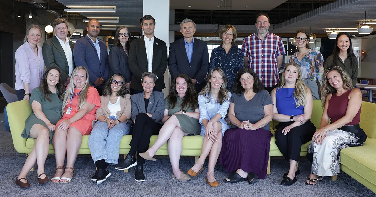 Group photo of Benevity's first convening of the Nonprofit Leadership Council