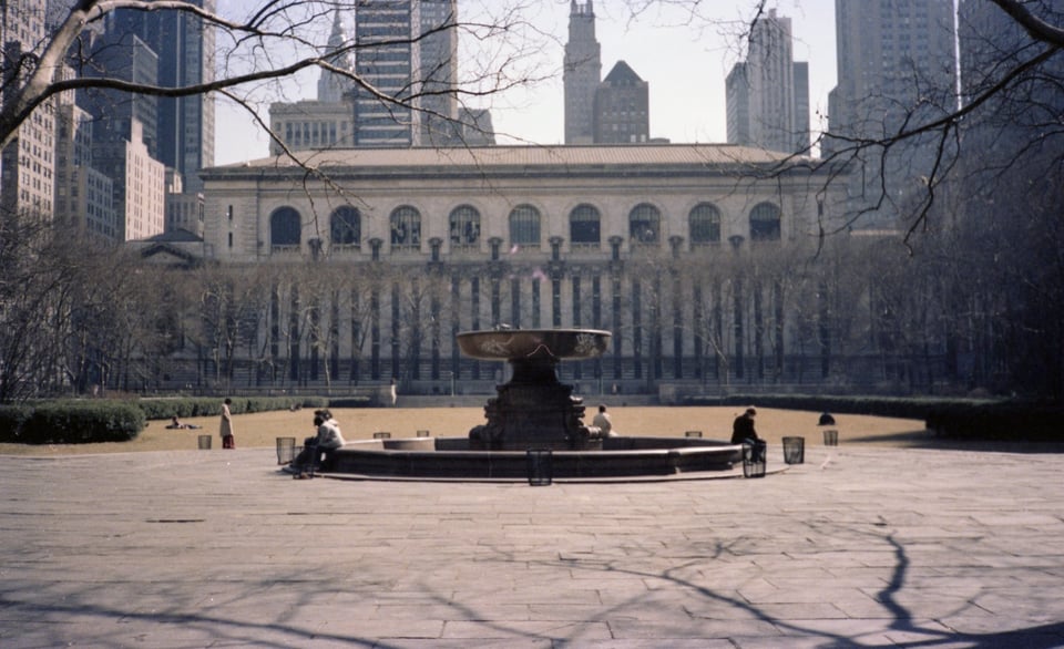1982: Before: Though mostly rid of crime, Bryant Park was still desolate and unwelcoming.