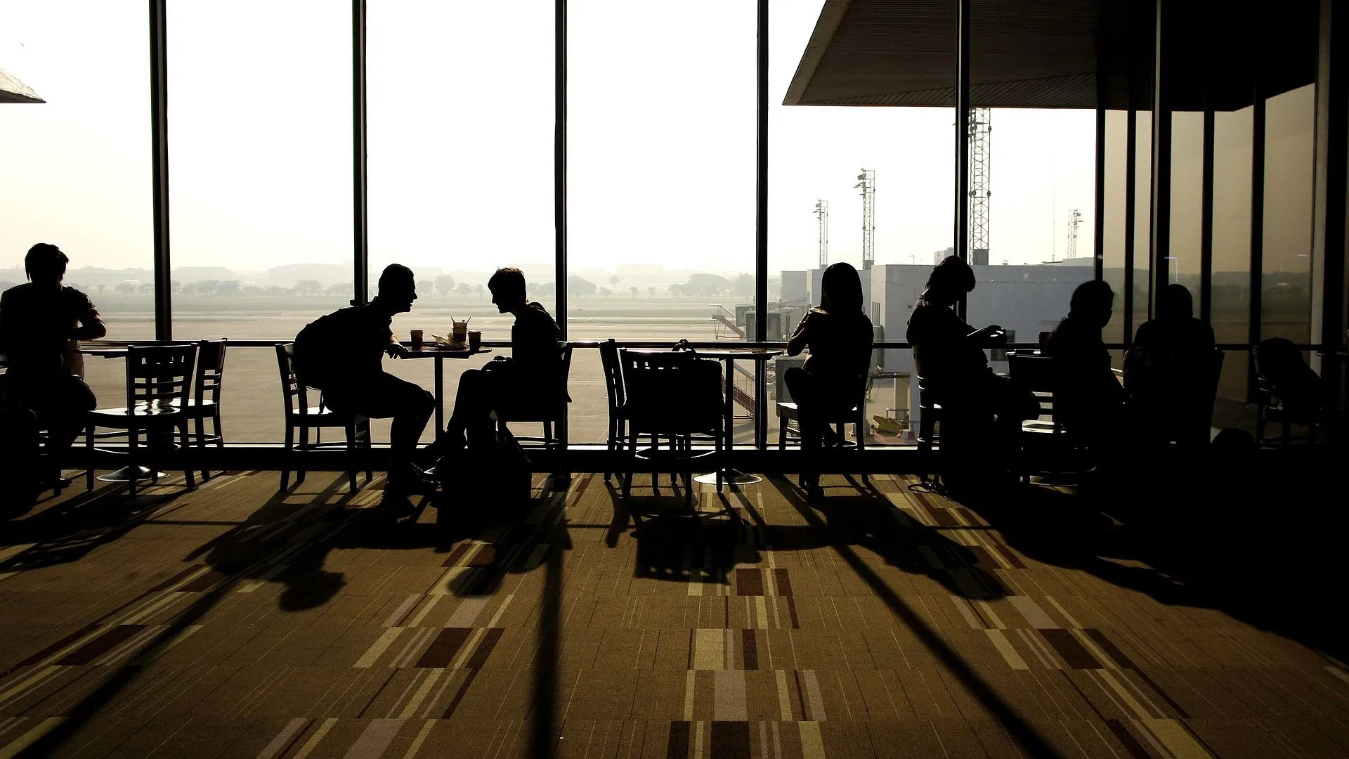 Picture of people in a terminal