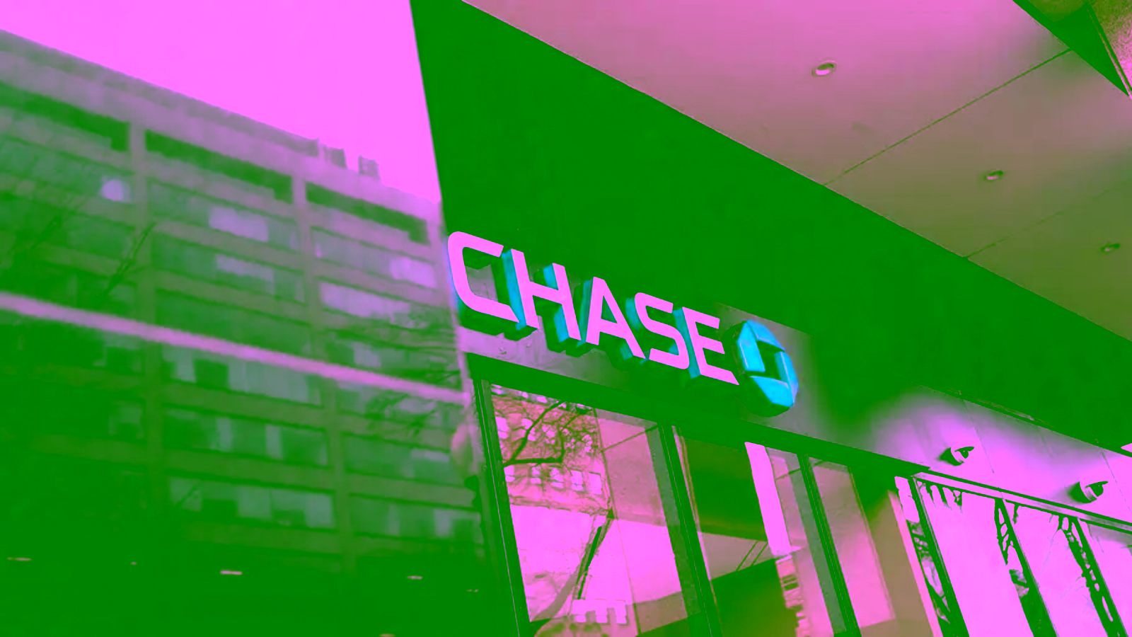 Exterior of Chase Bank branch