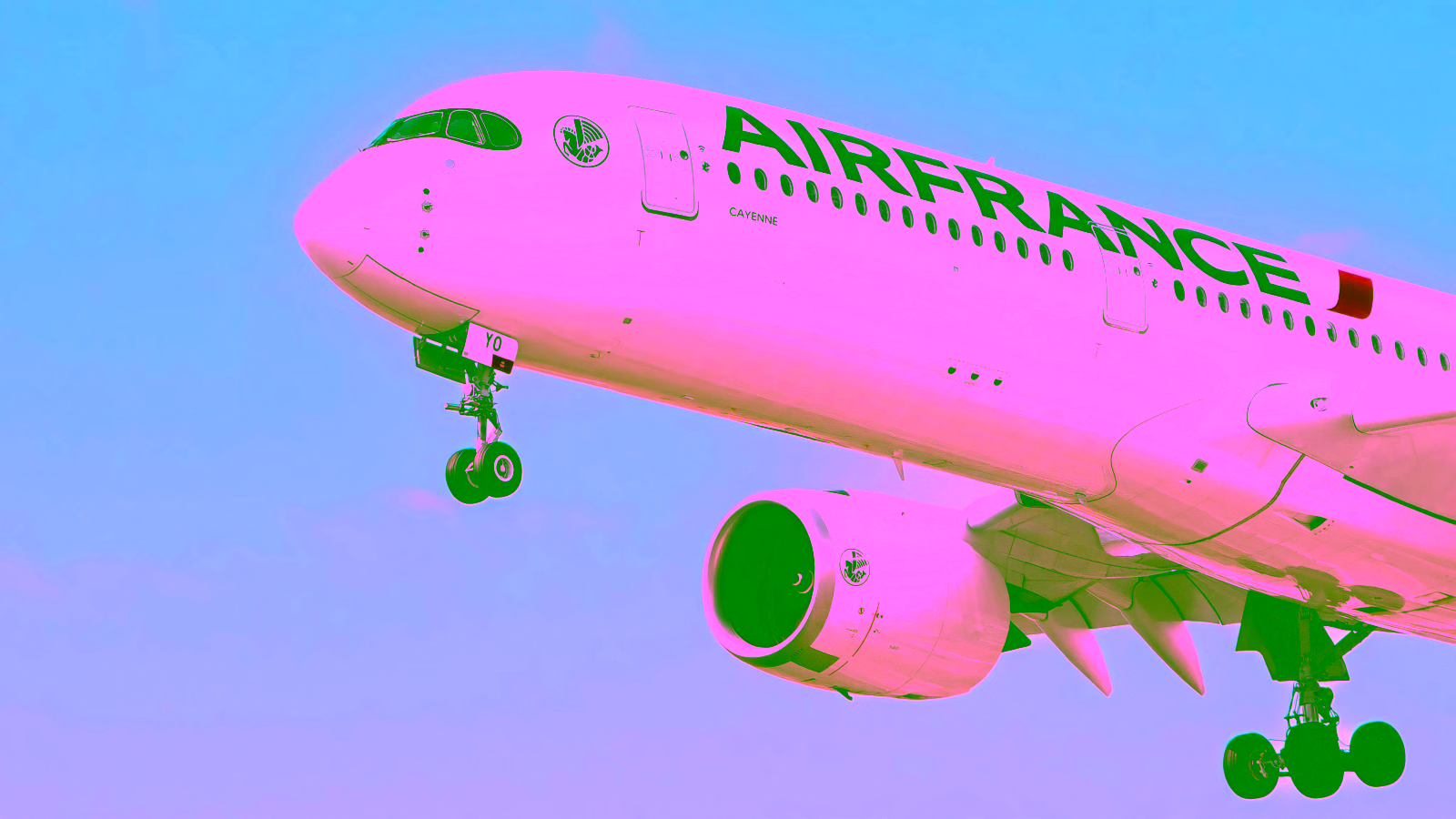 Air France taking off