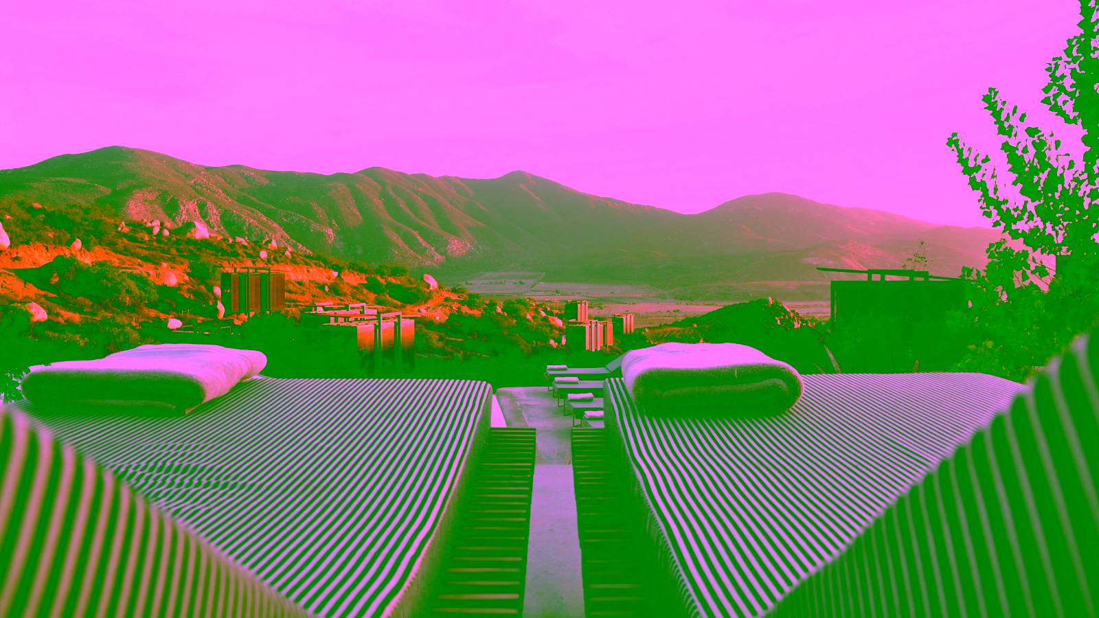 Mountain view resort