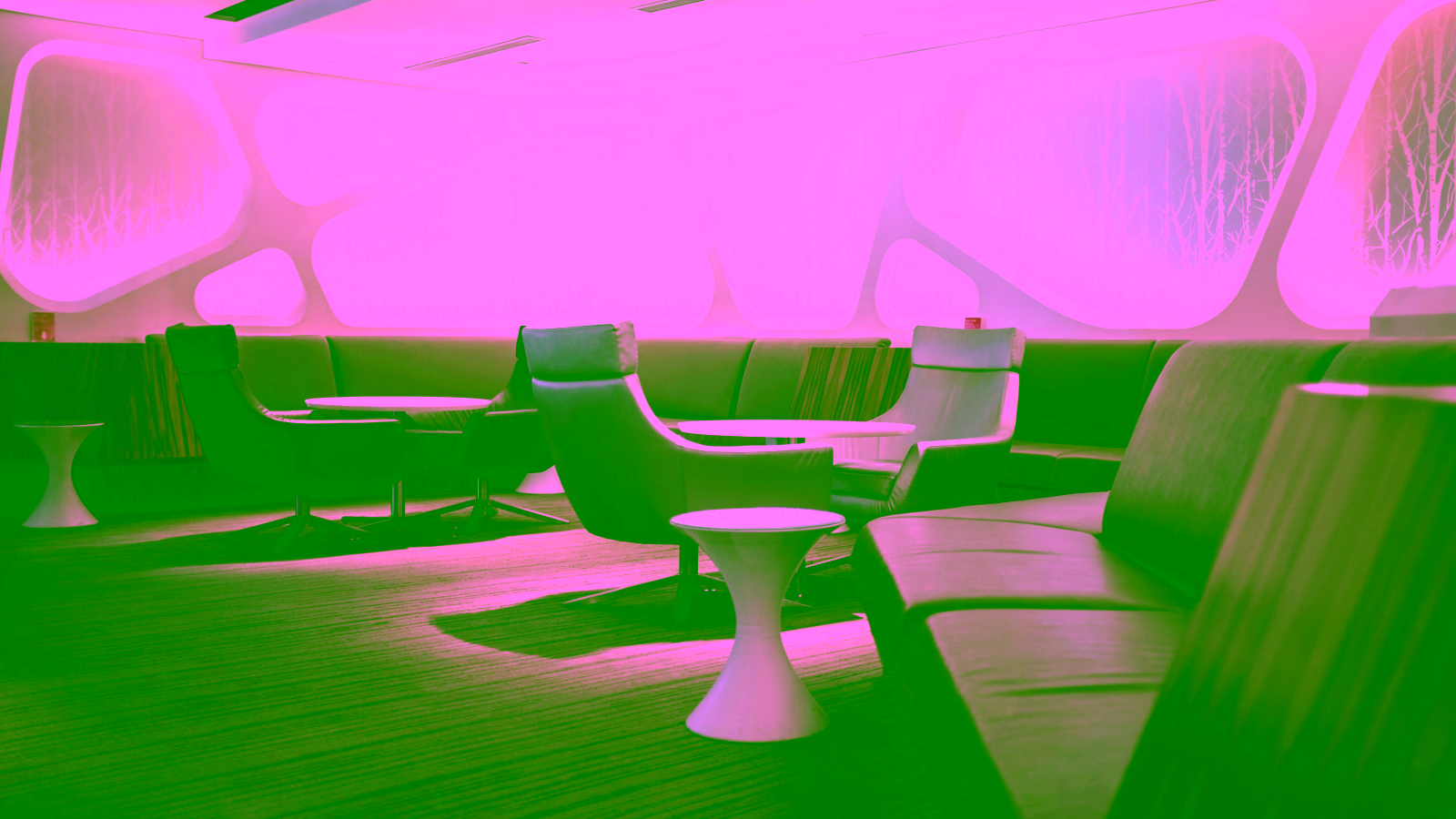 Hyatt club lounge seating area