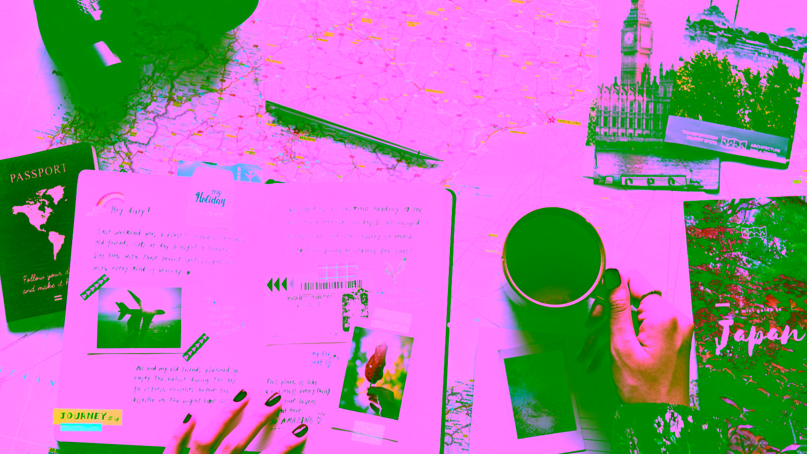 Travel journal and maps