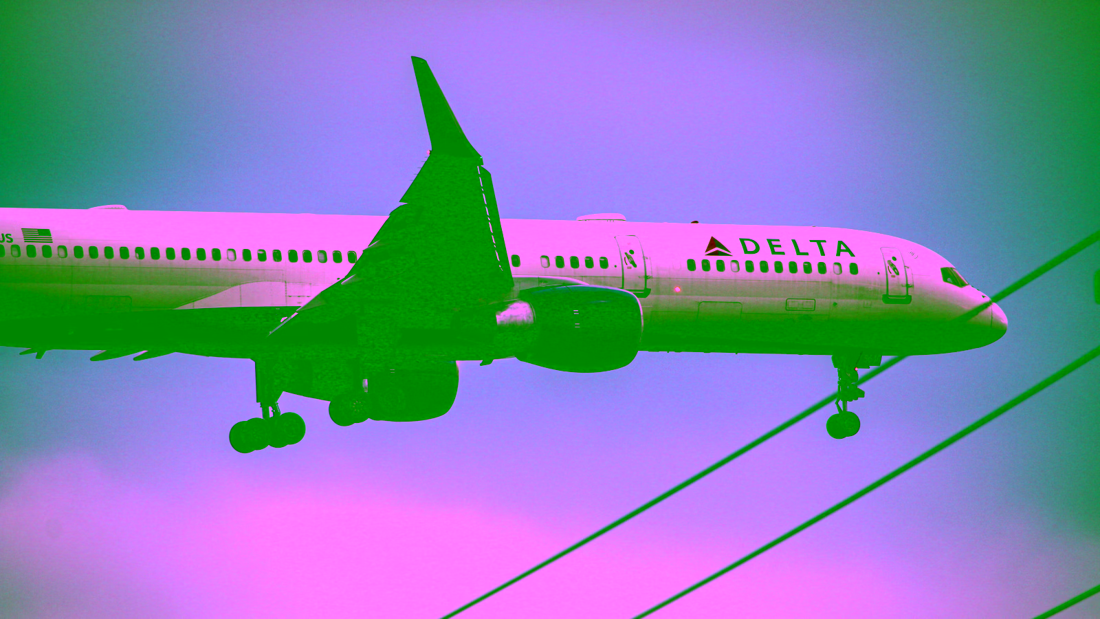 Delta Air Lines aircraft in flight