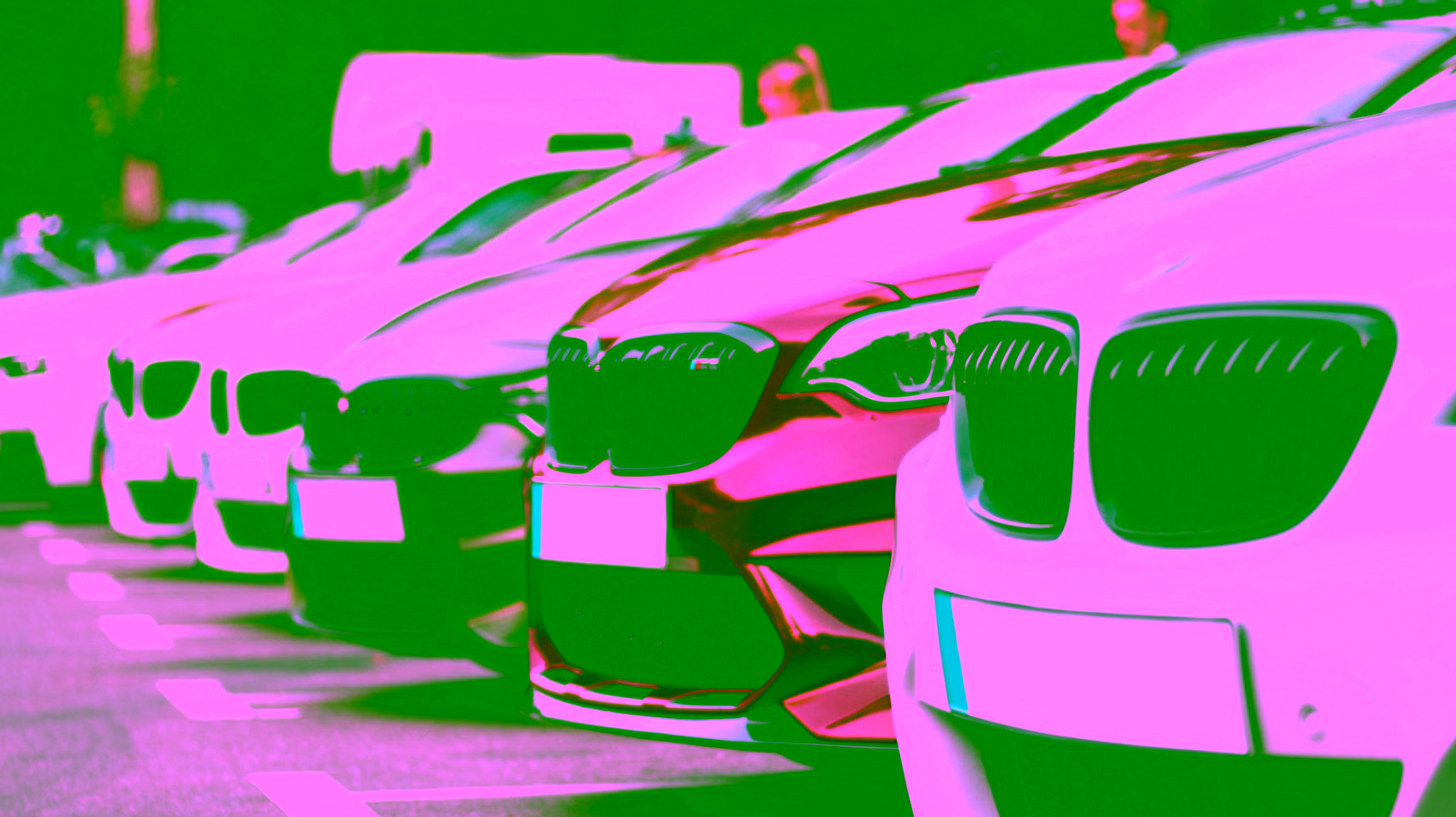 cars parked in a row