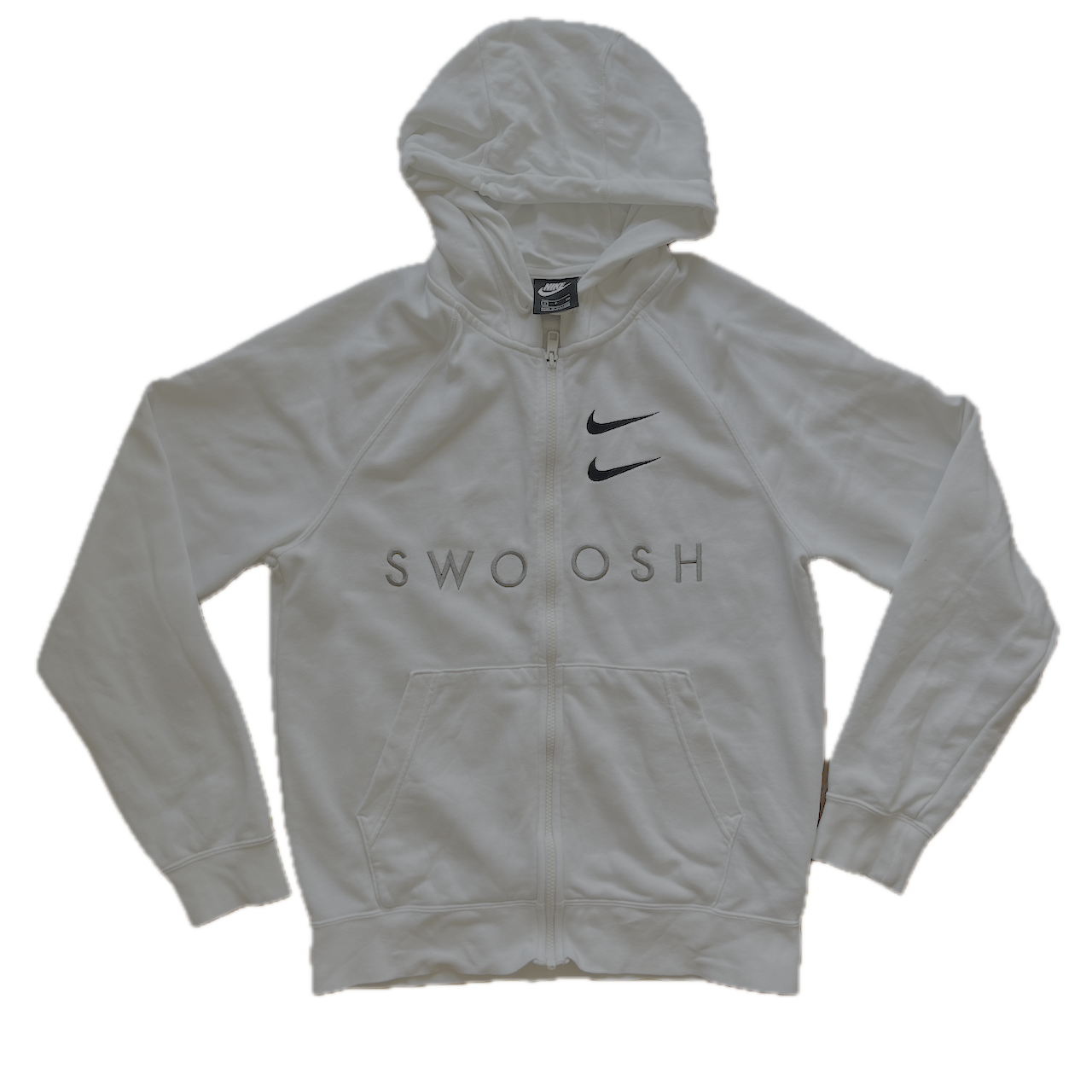 Nike Jacke Swoosh weiss - S