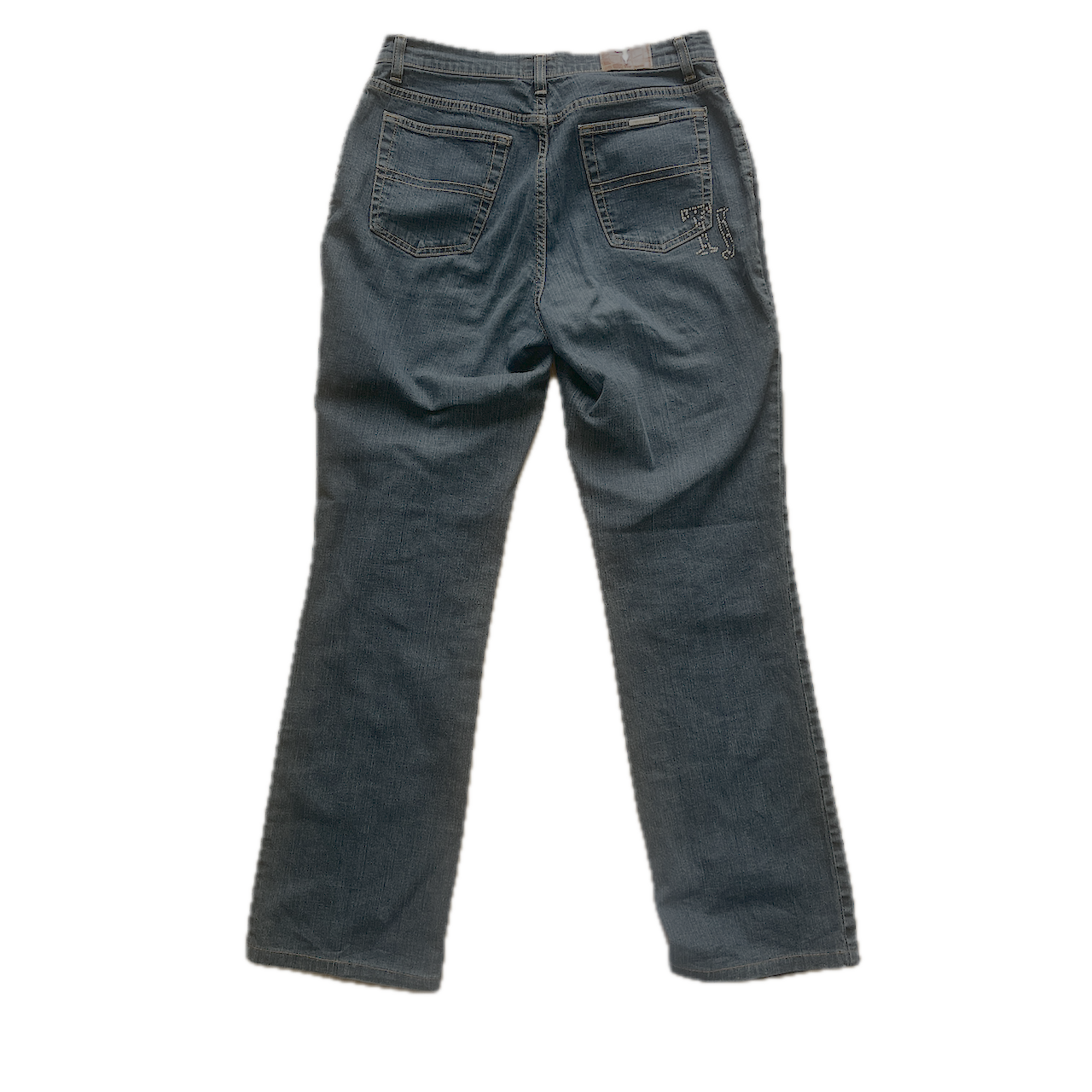 Trussardi Jeans Schlaghose Glitzer - S