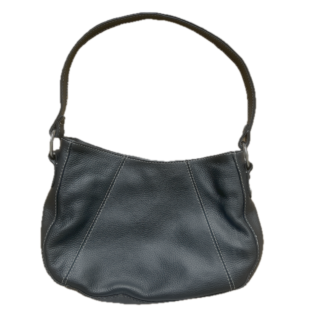 Tasche Lederoptik schwarz-weiss