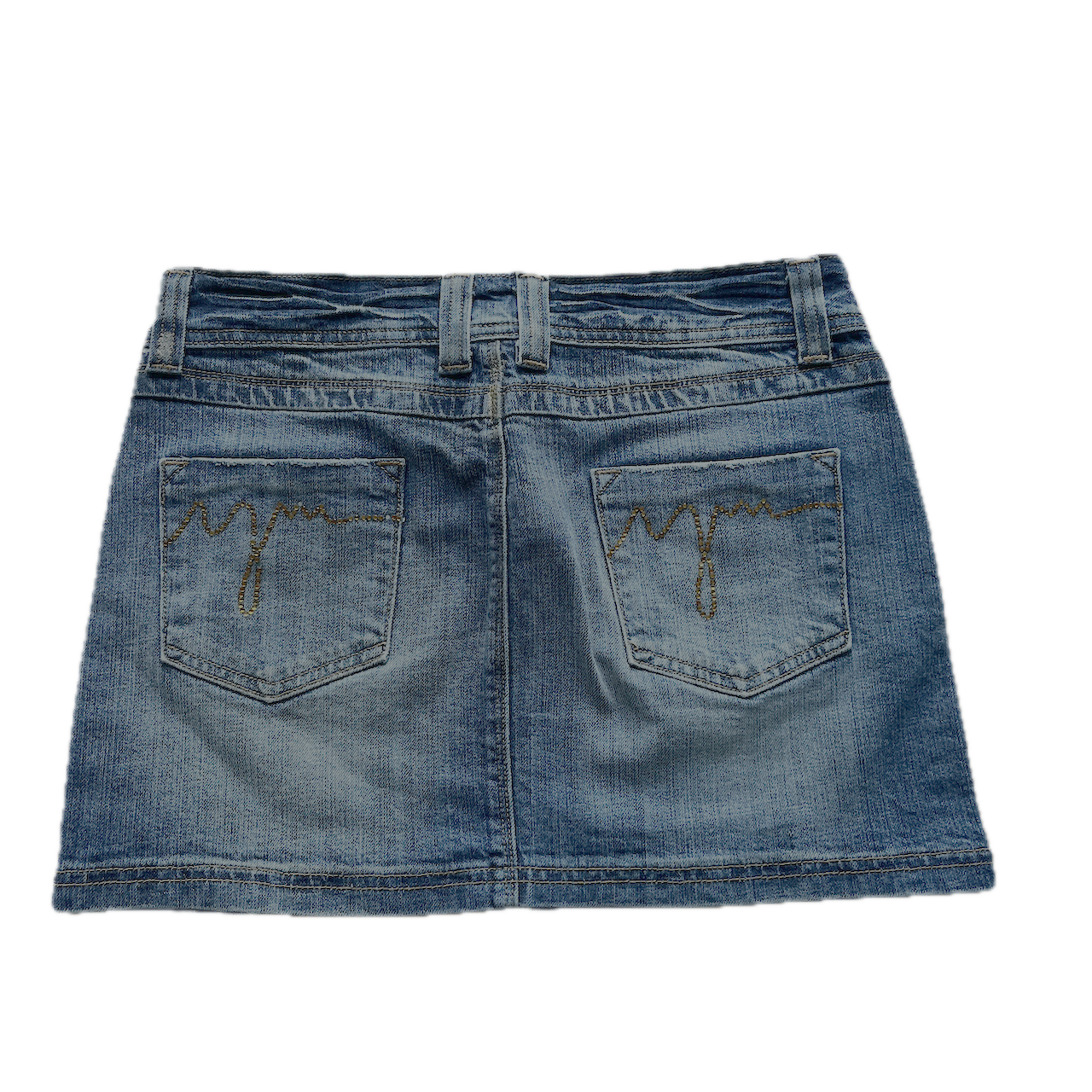 Jeans Rock goldene Details - XS